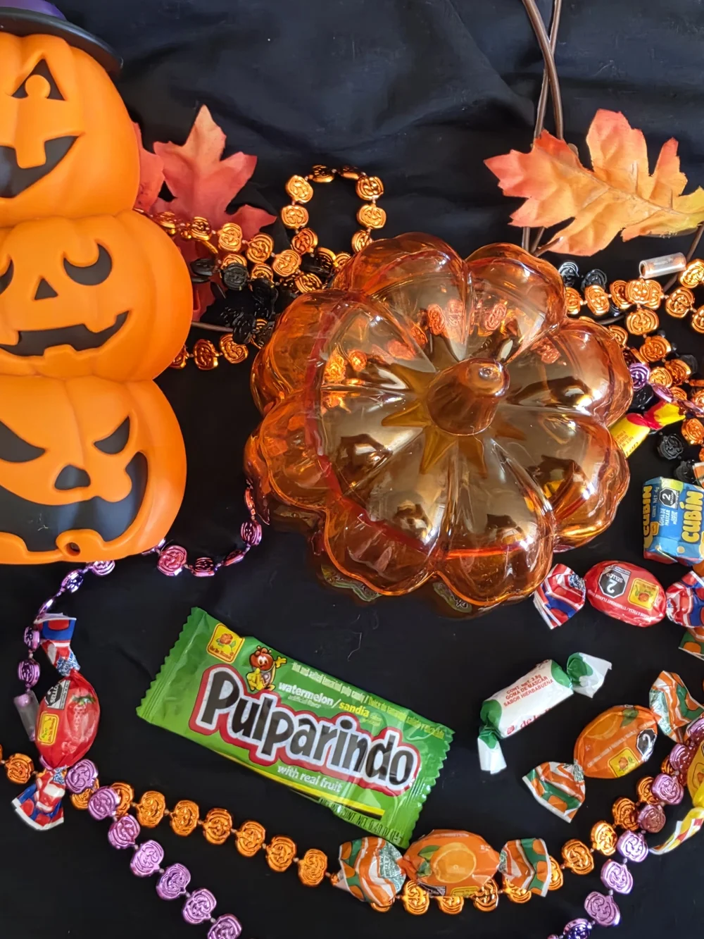 Clear plasticPumpkin Candy Jar - Home Party Supplies